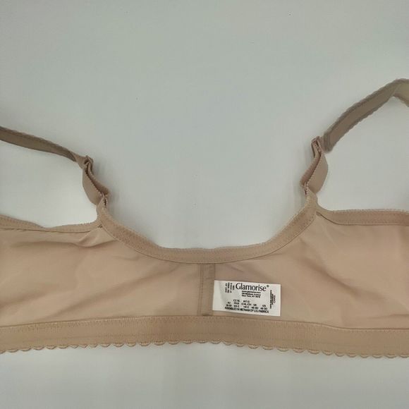 Glamorise 48DD Women's Full Figure Magic Lift Front Close Support Bra CH400 - Picture 16 of 16